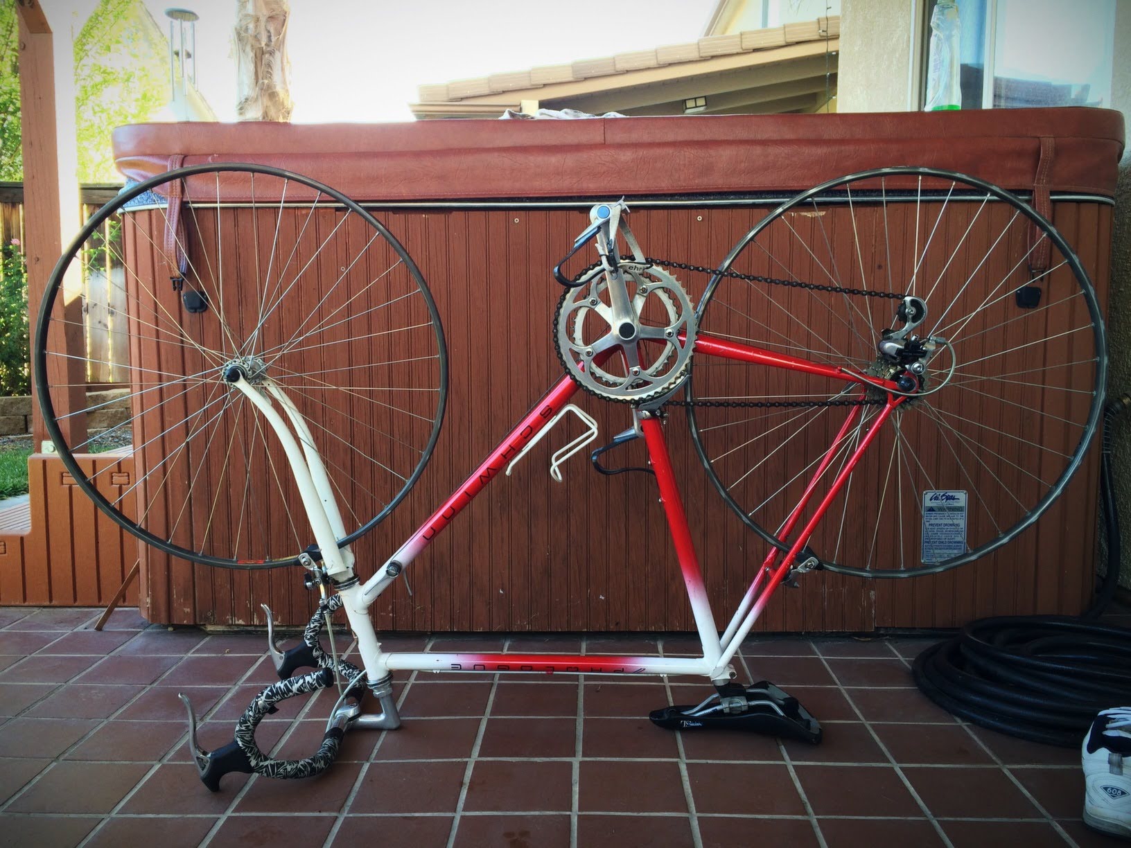 Upside down bike